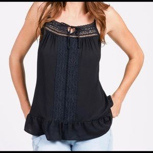 NWOT Octavia Black Tank Top Size